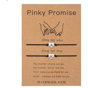 Valentine's Day Gifts PinkyPromise Bracelets Friendship Couple Distance Matching